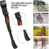 Acooruiteng dviračio stovas, reguliuojamo aukščio, stabilus, 22-27.5 colių dviračio atraminė kojelė, šoninis stovas kalnų, trekingo, miesto ir priemiesčio dviračiams