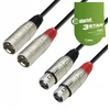 Adam Hall K3tmf audio kabelis 2x Xlr - 2x Xlr 1m