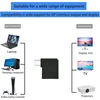 Adapteris Displayport Moteriškas į Mini Displayport Vyriškas 8k 90 laipsnių