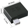 Adapteris Displayport Moteriškas į Mini Displayport Vyriškas 8k 90 laipsnių
