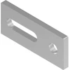 Adapteris dvigubo sriegio varžtui Pv 80x30x5 Ø 11mm 1vnt.
