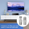 Adapteris F moteriškas į Tv vyriškas, 4 vnt.