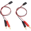 Adapteris: Futaba į 4mm bananų kištuką, 30cm laidas (2 vnt.)