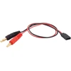 Adapteris: Futaba į 4mm bananų kištuką, 30cm laidas (2 vnt.)