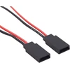 Adapteris: Futaba į 4mm bananų kištuką, 30cm laidas (2 vnt.)