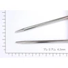 Addi Ad1057100-4.50 aliumininis sidabro aukso spalvos apskritas mezgimo virbalas 100 cm x 4.50 mm