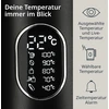 Ade energiją taupantis virdulys su temperatūros reguliavimu, 40–100 °c, 1,5 litro, nerūdijantis plienas, be Bpa, matinės juodos spalvos