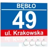 Adresinė Pvc lentelė namui su namo numeriu 30x20 Uv spauda + lipdukai