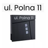 Adreso lipdukas pašto dėžutei laiškams, namo numeris, 25 cm
