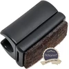Adsamm® / 32 x užspaudžiami apvalūs baldų padėkliukai su veltiniu / juodi / skersmuo 10-11 mm / apvalūs / užspaudžiami baldų padėkliukai su keičiamu veltiniu, skirti plieninėms kėdėms
