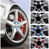 Adunsiaoto, 20 universalių šešiakampių ratų veržlių dangtelių rinkinys, ratų stebulių dangteliai, ratų varžtų dangteliai, automobilio stebulės varžtų dangteliai, skirti automobiliui (juodi)