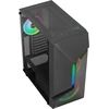 Aerocool Scapebkv3 Gaming Case kompiuterio korpusas, Atx, Rgb Led priekis, grūdintas stiklas, 3 x Argb ventiliatoriai, juodas, vienas dydis