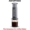 Aeropress Xl natūralūs popieriniai mikro filtrai - nebalinti apvalūs popieriniai filtrai kavos aparatams - būtini kavos priedai, Xl, 1 pakuotė (200 vnt.)