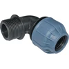 Aerzetix - C51166 – 2 vnt. rinkinys – kampinė jungtis, išorinis sriegis, suspaudimas 10 bar 90° 1 colis x 25 mm – jungtis/jungtis, suspaudimo jungtis, polipropilenas