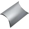 Aerzetix - C54007 - 10 dovanų dėžučių rinkinys pagalvės formos / papuošalams / gimtadieniui / kosmetikai / saldainiams vestuvėms 90 x 71 x 24 mm - pagamintos iš popieriaus / kartono - sidabro spalvos