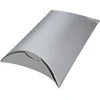 Aerzetix - C54007 - 10 dovanų dėžučių rinkinys pagalvės formos / papuošalams / gimtadieniui / kosmetikai / saldainiams vestuvėms 90 x 71 x 24 mm - pagamintos iš popieriaus / kartono - sidabro spalvos