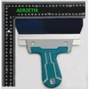 Aerzetix - C64765 - glaistyklė glaistui lyginti/apdailai 200 mm - peilis glaistui, dažams ir gipso kartono siūlėms - plastikine rankena - grandiklis dažytojui, tinkuotojui, mūrininkui