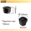 Aerzetix - C73940 - žoliapjovės galvutės veržlė M10x1 kairinis sriegis - suderinama su Stihl Fs 160, 180, 220, 220 K, 280, 280 K, 290, 240 C, 240 Rc, 260 C, 260 Rc, 300, 310, 350.