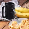Affek Design 500 ml puodelis padangos formos, keramikinis puodelis padangos formos su šaukšteliu, didelis 3d automobilio puodelis su rankena, keramikinis puodelis padangos formos kavai, arbatai, gėrimams, kavos puodeliai biuro ir automobilių mėgėjams, juokinga dovana
