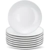 Affek Design 8 vnt. baltos keraminės desertinės lėkštės, 15,2 cm