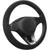 Afinderde poliesterinis vairo užvalkalas, kvėpuojantis, neslystantis, atsparus dilimui, automobilio vairo užvalkalas, standartinis dydis 36-39 cm išoriniam vairo skersmeniui