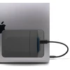 Afterplug 2 kišenių lipnus nešiojamojo kompiuterio krepšys, suderinamas su išoriniu nešiojamuoju ssd, magic pelė, usb laidu ir daugiau - pilkas