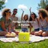 Kompiuterio kolonėlės Agfaphoto Kodak Soundbrix belaidis nešiojamas garsiakalbis, jungia iki 100 garsiakalbių - magnetinė dokas ir galingas 5w garsas - 3 valandų baterijos veikimo laikas - juodas