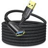 Ainope 5 m usb ilgiklis, a tipo kištukas į lizdą, usb 3.0 ilgiklis, didelis duomenų perdavimas, suderinamas su internetine kamera, žaidimų valdikliu, usb klaviatūra, atmintine, kietuoju disku, spausdintuvu