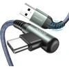 Ainope Usb-c 90° kampu, 2 vnt., 0.5m, greitas įkrovimas