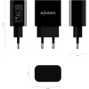 Aisens - A110-0538 - Usb-c Pd įkroviklis, 20w, 5v/3a, 9v/2.2a, 12v/1.66a, juodas