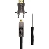 Aisens - A153-0647 - hdmi kabelis v2.1 aoc ultra high speed 8k@60hz 4k@120hz 4:4:4 48gbps, a/m-d/a/m, juodas, 40 m