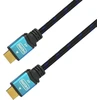 Aisens - Premium Hdmi V2.0 didelės Spartos/hec kabelis 4k @ 60hz 18gbps, A/m-a/m, juodas/mėlynas, 1.0 m