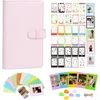 Objektyvas Aisnyho momentinių nuotraukų priedų rinkinys, skirtas Instax Mini Liplay 12 11 9 8+ 8 evo 99 Se 40 90 70 50s 26 25 7s fotoaparatams + albumas / nuotraukų lipdukai / mini rėmelis / spalvingi segtukai, rožinė - žydinti rožinė