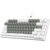 Ajazz Ak820 75% Tkl Mechaninė klaviatūra, Karšto Keitimo Jungikliai, Balta Šviesa