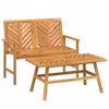 Lauko baldų komplektas Akacijos medienos lauko poilsio komplektas, 109x62,5x89 cm, jo