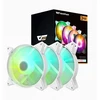 Akasa 3x Darkflash C6 120mm Argb tylūs žaidimų ventiliatoriai komplektas