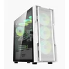 Akasa Kompiuterio korpusas Darkflash Dk431 baltas Midi tower 4 Argb ventiliatoriai