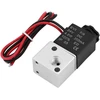Akozon solenoidinis oro vožtuvas, 3v1-06 Dc 12v/24v 3 krypčių 2 padėčių 1/8" Bsp normaliai uždarytas pneumatinis solenoidinis oro vožtuvas (dydis: Dc24v)