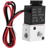 Akozon solenoidinis oro vožtuvas, 3v1-06 Dc 12v/24v 3 krypčių 2 padėčių 1/8" Bsp normaliai uždarytas pneumatinis solenoidinis oro vožtuvas (dydis: Dc24v)
