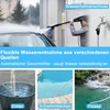 Akumuliatorinis aukšto slėgio plovimo įrenginys 1450 psi/100 bar, 2 4000 mah akumuliatoriai, nešiojamas belaidis aukšto slėgio plovimo įrenginys su 6-in-1 antgaliu, 5 m žarna, skirtas automobiliui/grindims/tvorai/takui