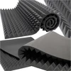 Akustinės putos garso izoliacinė sienų danga Piramidė panelis 200x100 4 cm