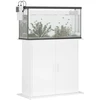 Akvariumo stovas, baltos spalvos, 81x36x73cm, apdirbta mediena