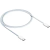 Akyga usb c kabelis 60 w pintas įkrovimo kabelis usb c į usb c nailoninis pintas duomenų kabelis 1 m baltas ak-usb-51