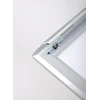 Albyco - A4 sulankstomas rėmelis, click rėmelis, clip-on rėmelis, easy-click sistema - nuotraukų rėmelis, rėmelis, A4 formatas - 21 x 29.7 cm - profilio plotis 19 mm - aliuminis - antirefleksinis apsauginis ekranas, montavimas