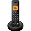Alcatel E260 S. Voice - belaidis Dect telefonas su atsakikliu - didelis apšviestas ekranas - skambinimas laisvomis rankomis - nepageidaujamų skambučių blokavimo funkcija - juodas