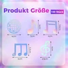 Alegre® 100 vnt. disko kamuolių dekoratyvinis konfeti gimtadienio disko kamuolio dekoracija didelis konfeti gimtadienio muzikos raktas stalo dekoracija disko vakarėlio dekoracijos blizgučiai konfeti 8-ojo dešimtmečio