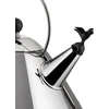 Alessi 9093 B virdulys, nerūdijantis plienas, su rankena ir paukščio formos švilpuku, poliamidas, juodas