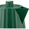 Alessi Plissé Mdl06 Gr - dizaininis elektrinis virdulys, termoplastinė derva, europinis kištukas 2400 W, 170 cl, žalias