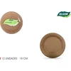 Algon 12 x 18cm vienkartinės lėkštės - tvirtos ir - idealiai tinka vakarėliams, renginiams ir susibūrimams
