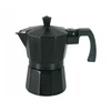 Virdulys Aliumininis kavos virimo aparatas Domotti Negra, 150 ml, juodas, 3 puodeliai espresso